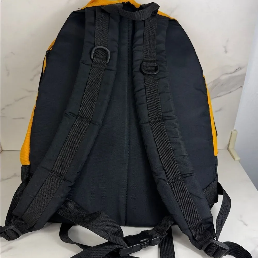Eastpak Yellow Black Utility Backpack Travel Hiking School Bag Unisex USA